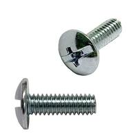 TCMS812 #8-32 X 1/2" Truss Head, Combo (Phillips/Slotted), Machine Screw, Coarse, Zinc